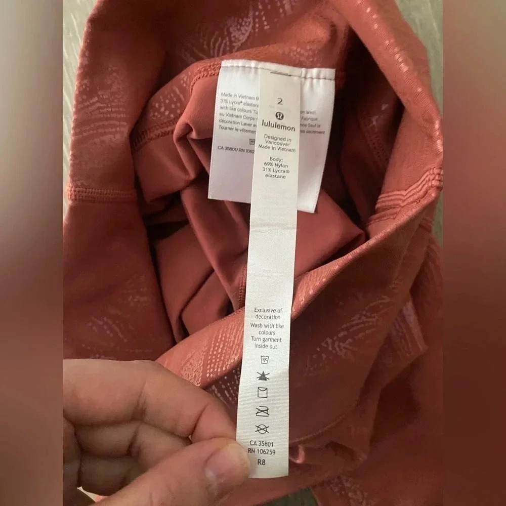 Lululemon Wunder Under High Rise‎ Leggings 28” Shine - Picture 4 of 4